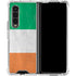 Ireland Flag Distressed Galaxy Z Fold4 5G Clear Case